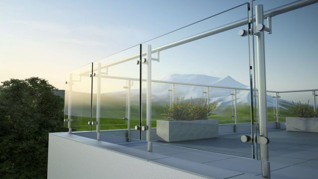 Barandas de cristal exterior